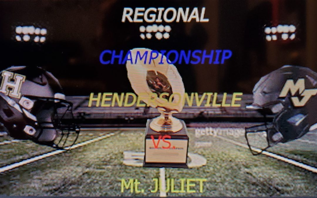 Article for District 6A Regional Championship Game